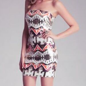 Bebe Xs sequence dress